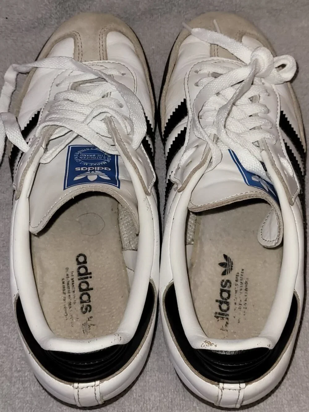 Adidas Originals Samba OG White/Black Big Kids Size 5.5 IE3675 (#1642)